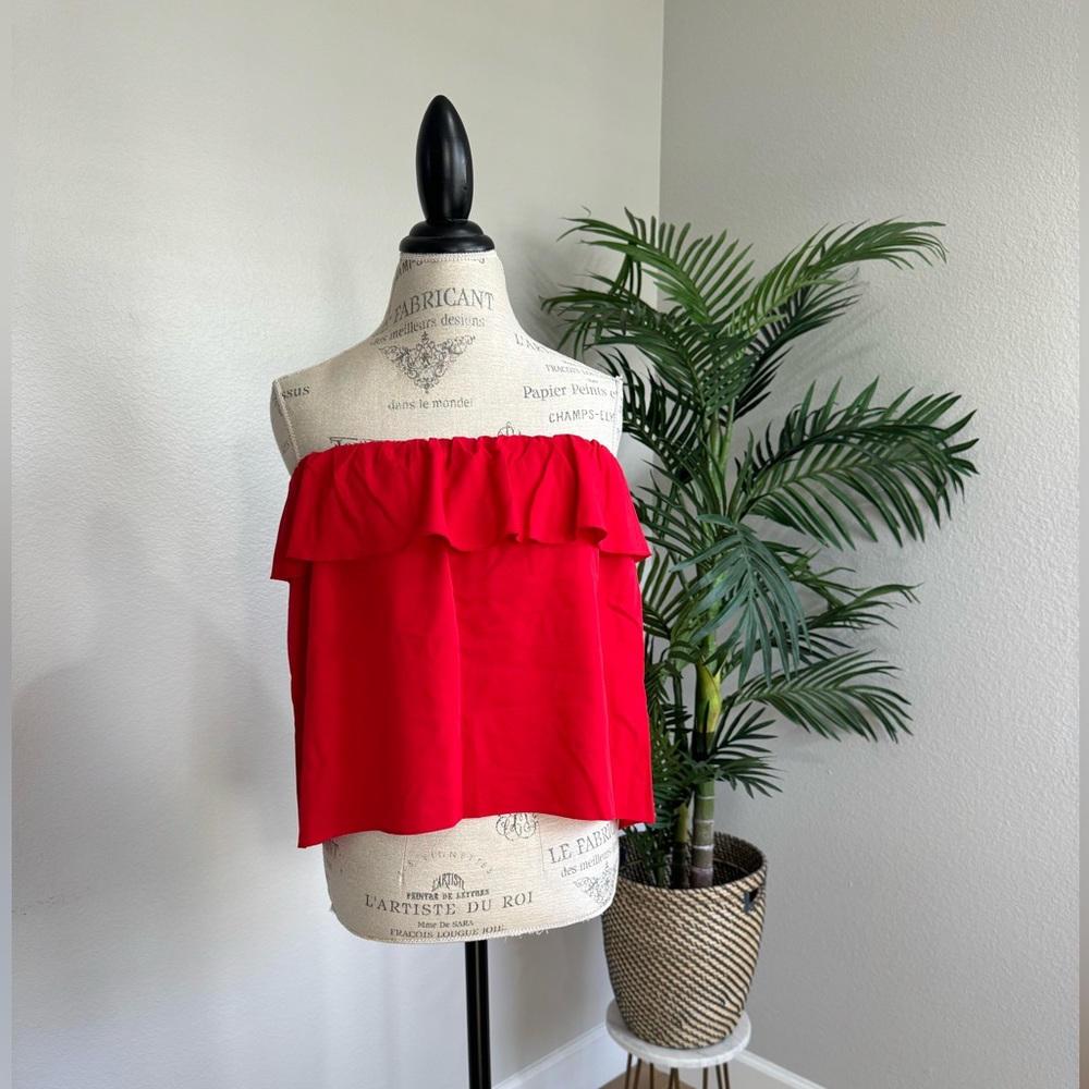 Ruffle Tube Top